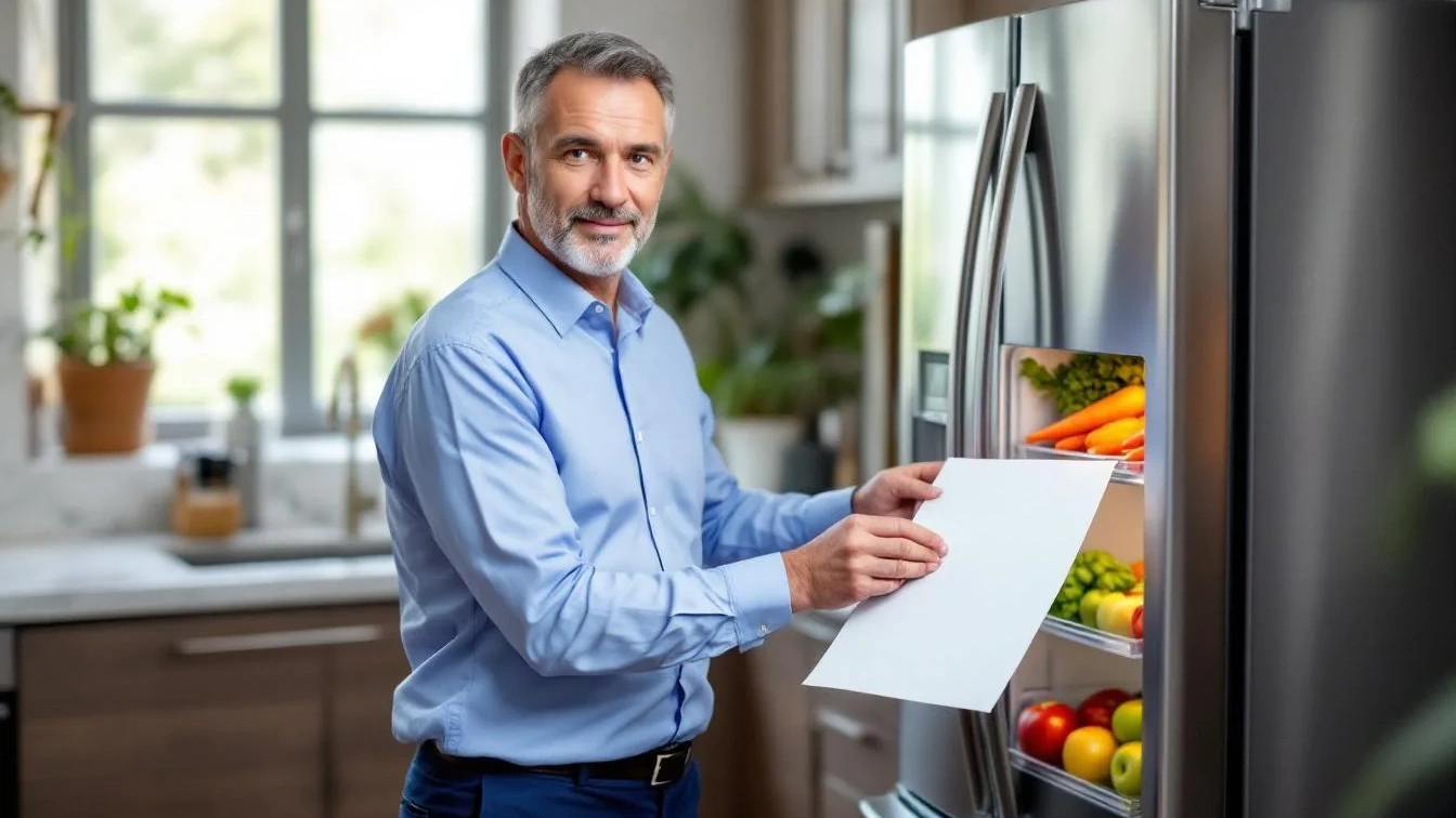 Expert na skladování potravin: Vložte papír do dveří lednice a potraviny vydrží déle