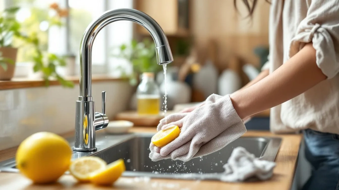 Jak odstranit vodní kámen z kohoutku bez chemie