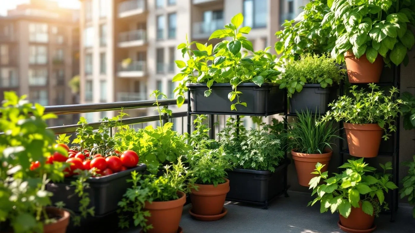 Vertikální pěstování na balkoně: Jak sklidit zeleninu bez zahrady