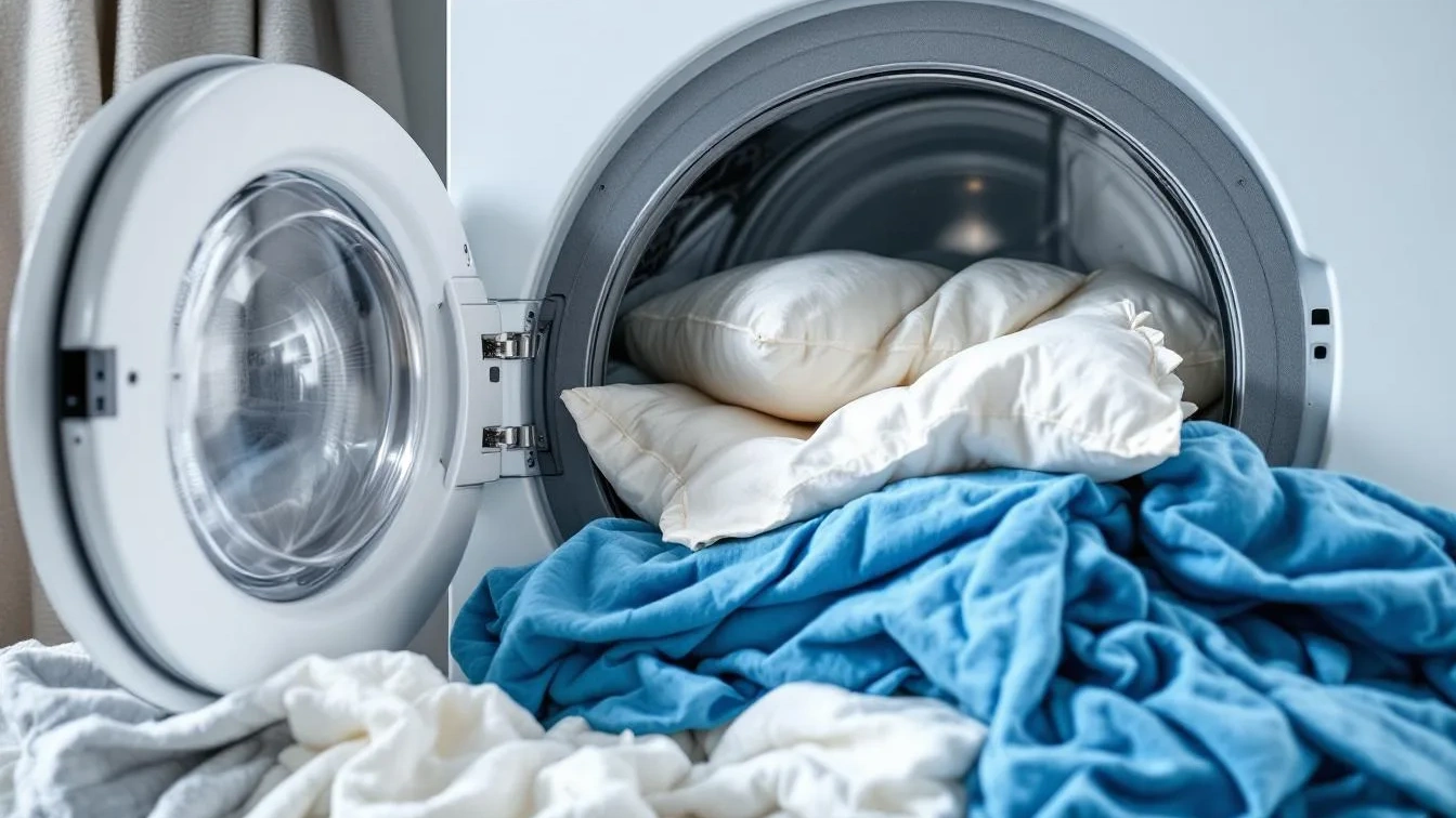 Běžné chyby při praní přikrývek a polštářů, kterým byste se měli vyhnout