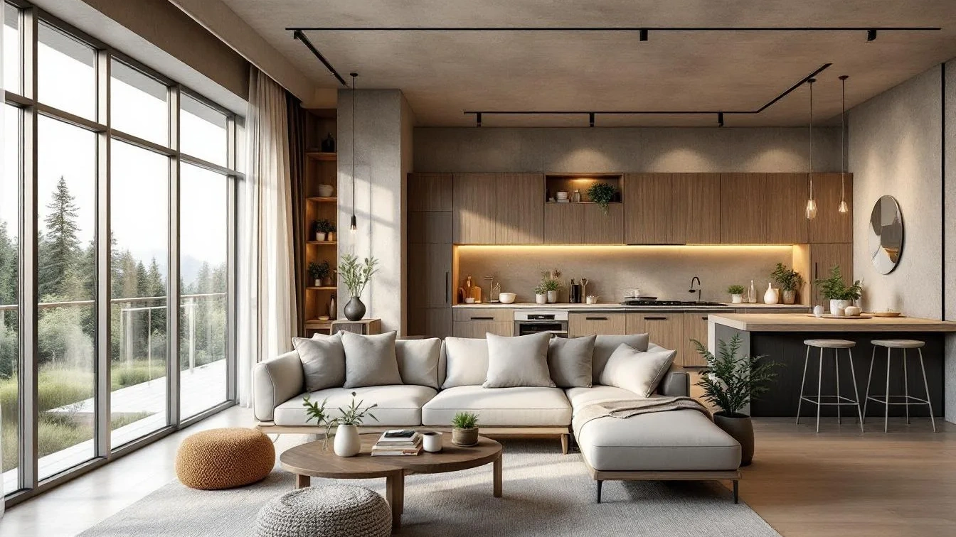 Designéři interiérů prozrazují, proč víkendový byt ve Vysokých Tatrách s přírodními materiály a otevřeným prostorem nabízí nejlepší únik