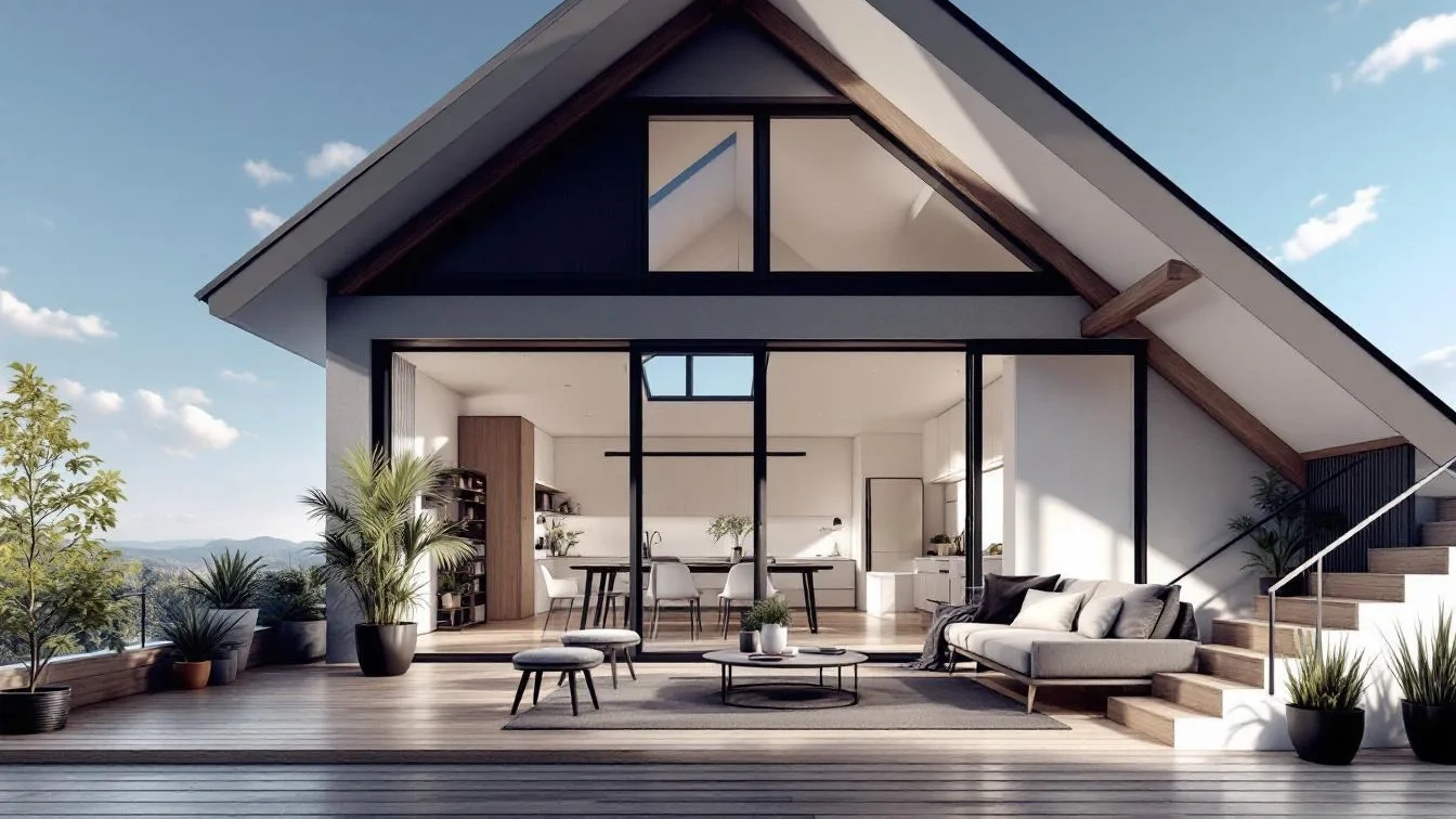 Jak přeměnit nevyužité podkroví na moderní byt s terasou