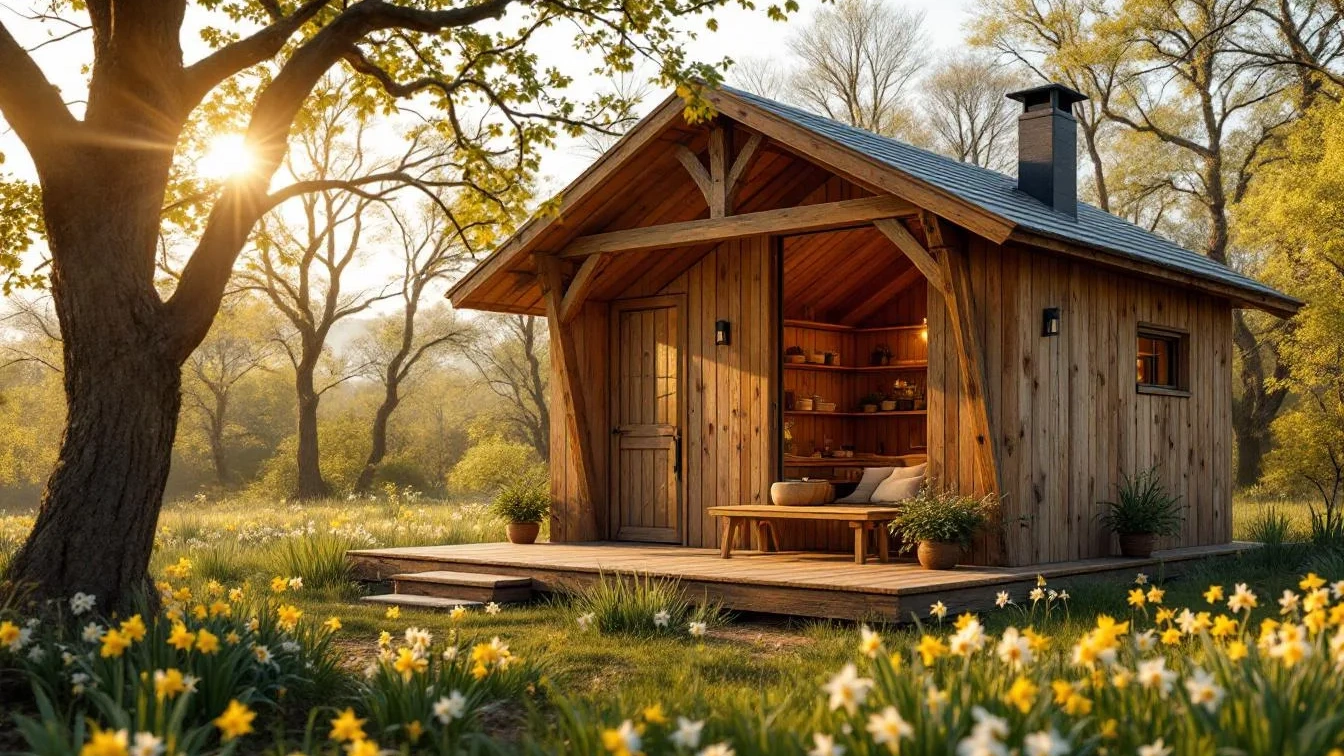 Jak využití recyklovaného dřeva vytváří velmi žádané ekologické útočiště