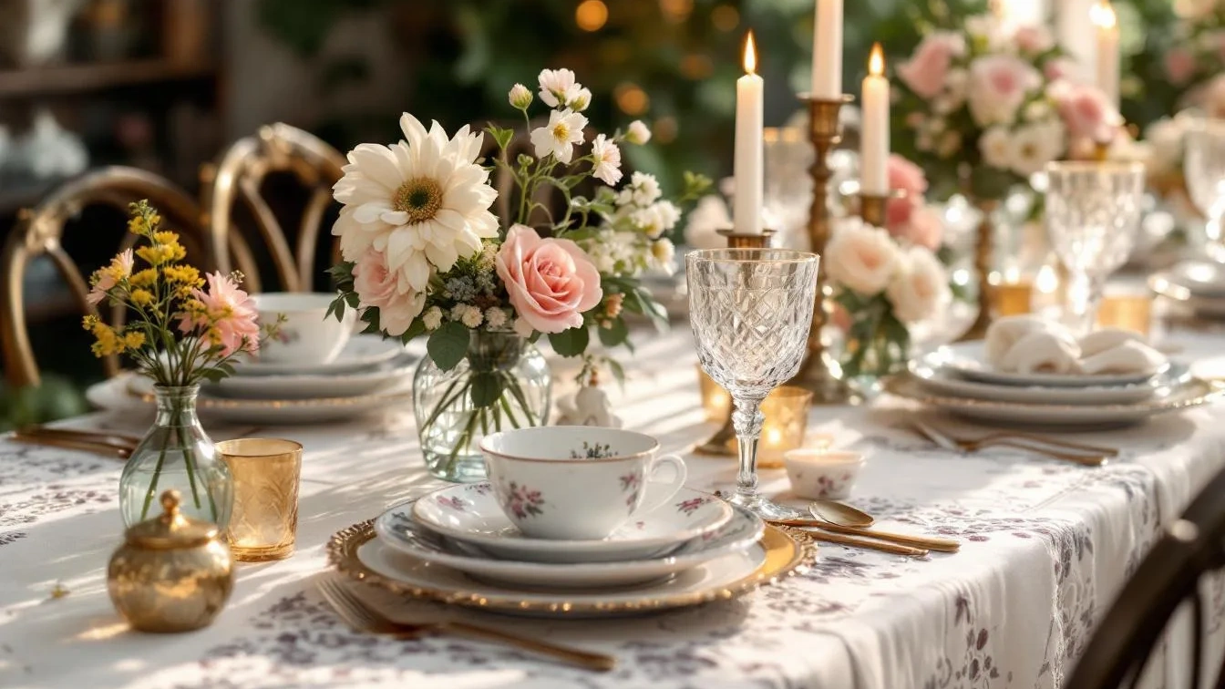 Tischdeko im Vintage-Stil: So gelingt der elegante Look