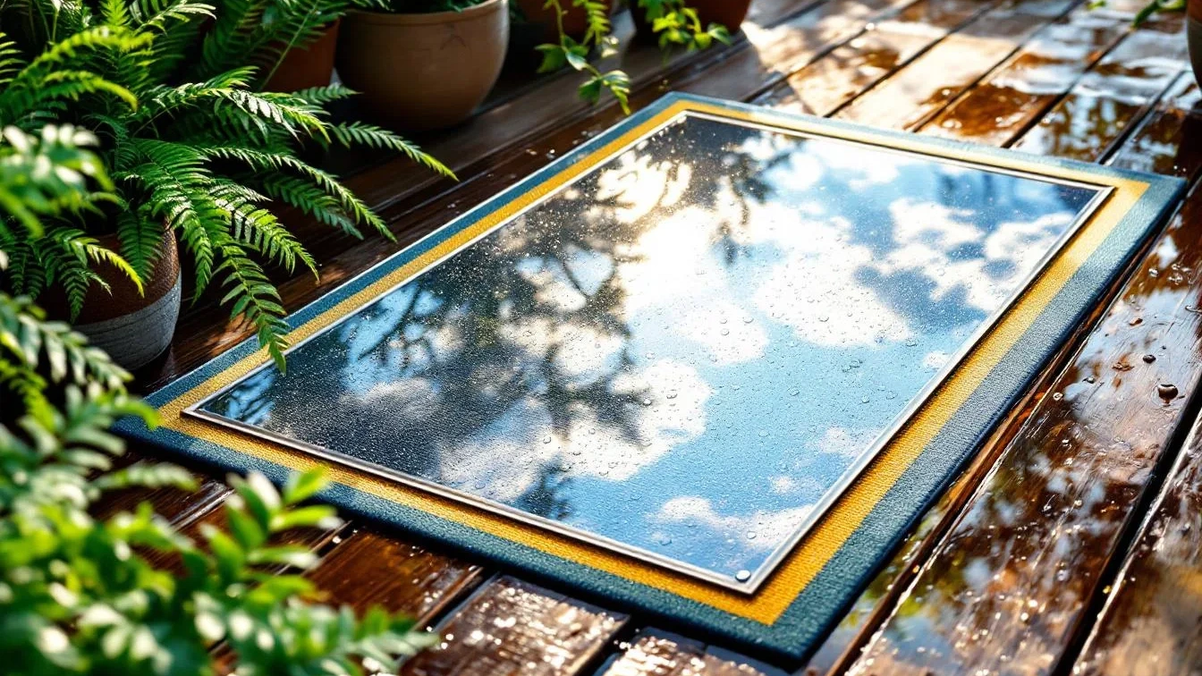 Weder Regen noch Sonne, dieser Trick schützt Outdoorteppiche perfekt