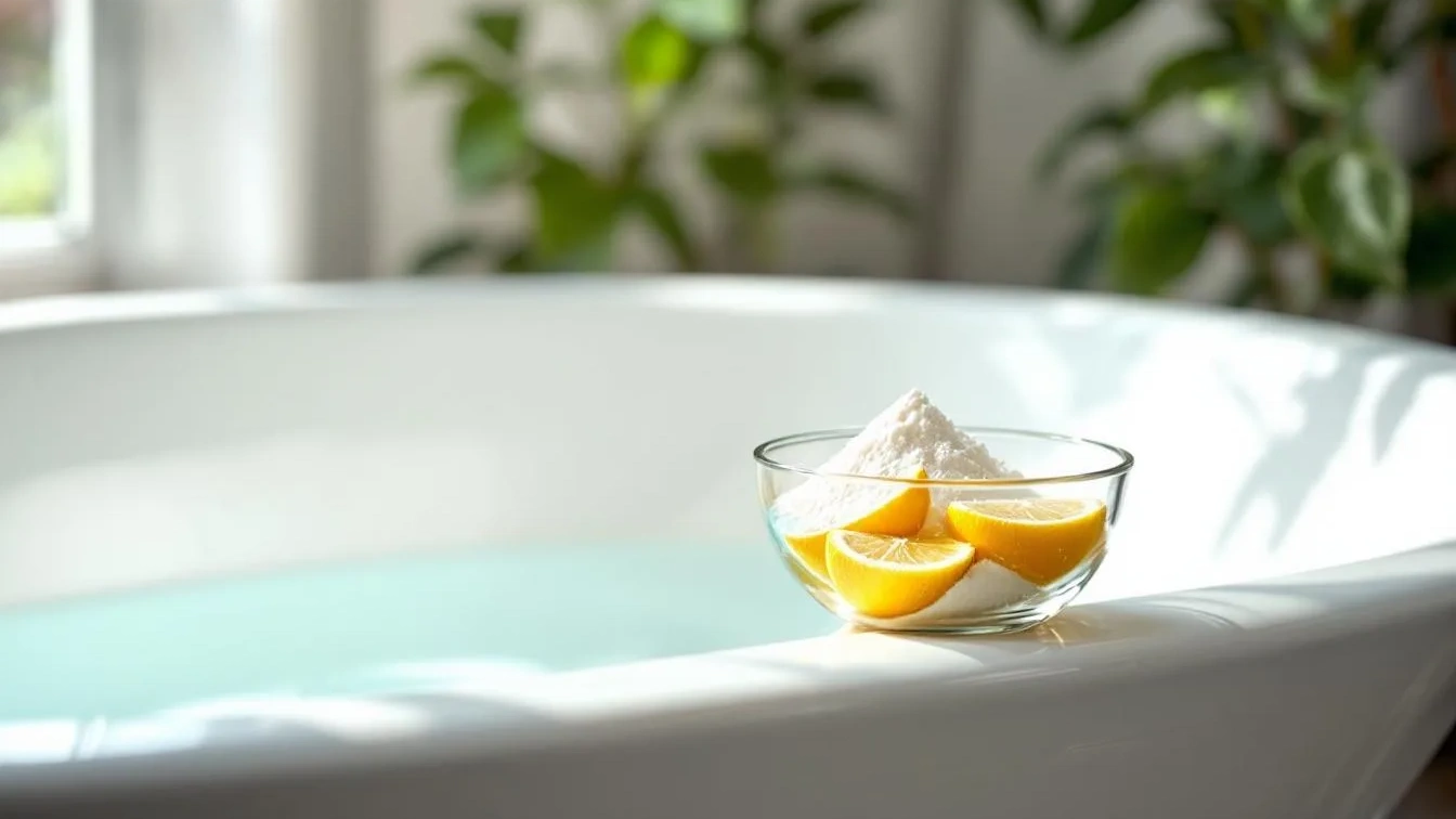 Zapomeňte na běžné čisticí prostředky: Tato směs odstraní rez a žluté skvrny ve vaně