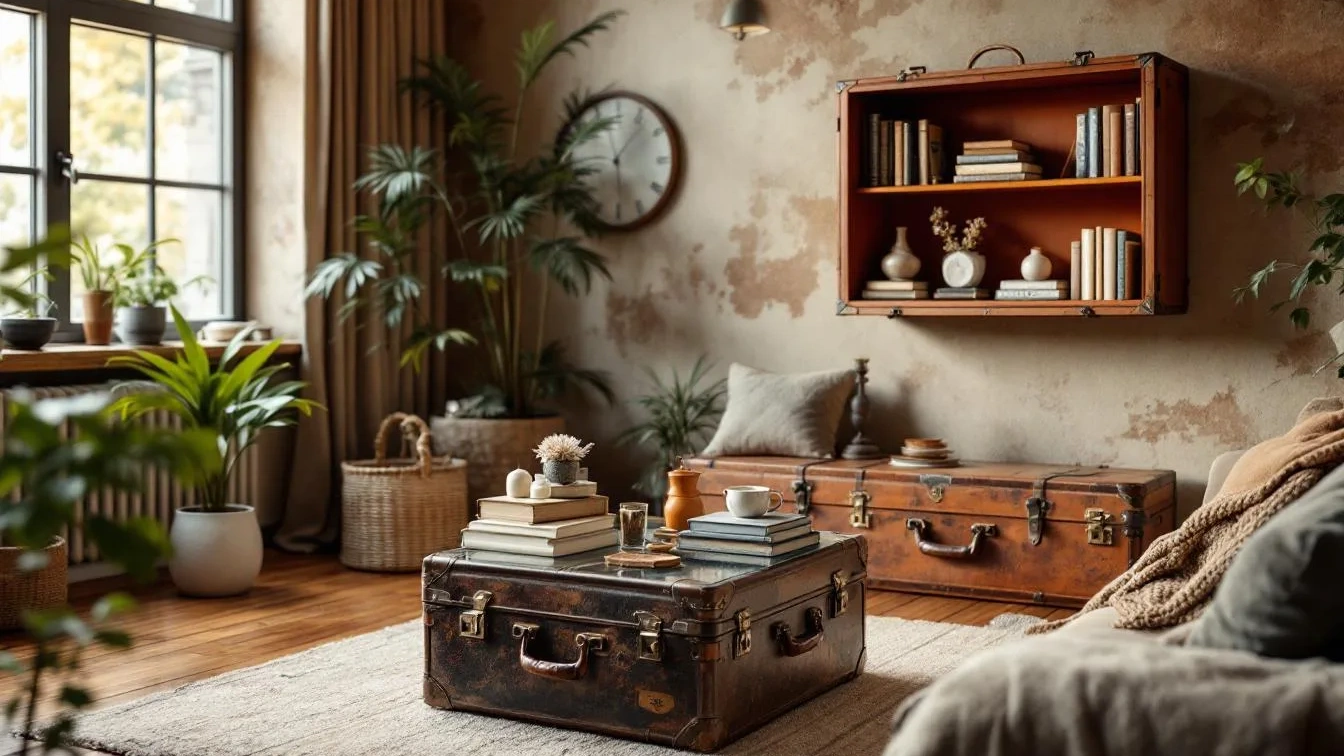 Zapomeňte na vyhazování starých kufrů: Originální nápady na nábytek a dekorace